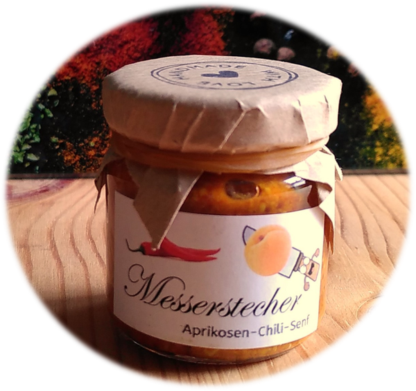 Messerstecher (Chili-Aprikosensenf)